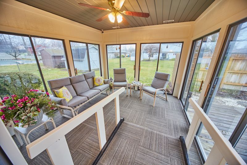 Sunroom with Comfortable Furnishings